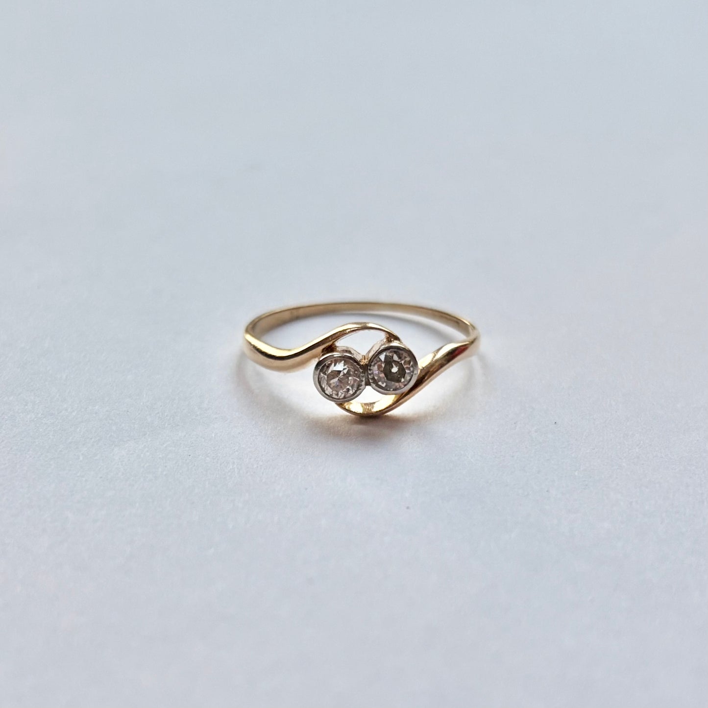 Mid 20th century diamond ‘Toi et Moi’ ring